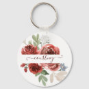 Search for deep red key rings Flowers