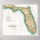 Search for vintage map of florida posters Cartography