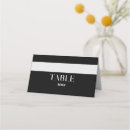 Search for black place cards Simple