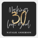 Search for black gold birthday stickers Stylish