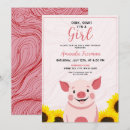 Search for pig baby shower invitations Farmhouse
