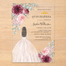 Search for acrylic quinceanera invitations Mis quince