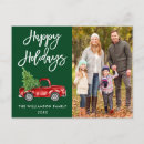 Search for vintage holiday postcards Red and green