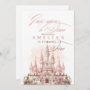Search for 5x7 cinderella castle invitations Pink
