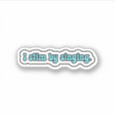 Search for singing stickers Blue