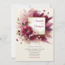Search for pink magenta wedding invitations Trendy