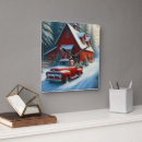 Search for red truck clocks Rustic