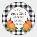 Search for plaid address stickers Buffalo check