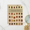 Search for insect thank you cards Ladybug