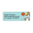 Search for jam return address labels Lola bunny