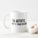 Search for disability awareness mugs Autistic