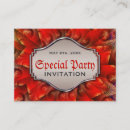 Search for red swirls invitations Gothic