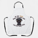 Search for funny dog design aprons Wolf