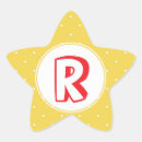 Search for yellow stars on red stickers Cute