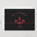 Search for red fleur de invitations New orleans