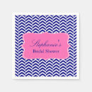 Search for navy blue monogram napkins Bridal shower