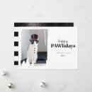 Search for funny black christmas cards Happy pawlidays