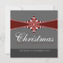 Search for stylish christmas invitations Red