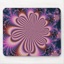 Search for fractal flower mousepads Pink