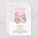 Search for double baby shower invitations Cute