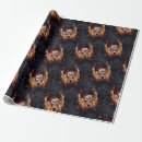 Search for skull christmas wrapping paper Heavy metal
