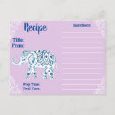 Search for chic recipe cards Boho
