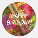 Search for multi colour stickers Happy birthday