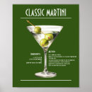 Search for cocktail drink recipe posters Martini