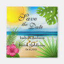 Search for tropical save the date magnets Beach