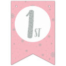 Search for birthday bunting flags Girl