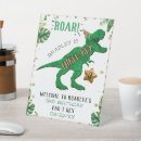 Search for dinosaur welcome signs T rex