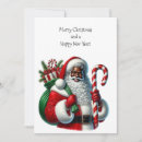 Search for black santa cards White