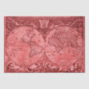 Search for world map tissue paper Antique