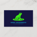 Search for frog business cards Retro