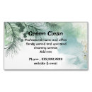 Search for eco cleaning business cards Green