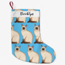 Search for siamese cat christmas stockings Pet
