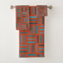 Search for turquoise and orange bath towels Geometric