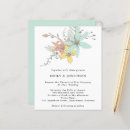 Search for teal and coral wedding invitations Botanical