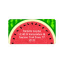 Search for fruit slices return address labels Watermelon