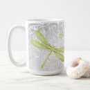 Search for green dragonfly mugs Leaves