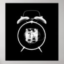 Search for alarm clock posters Black and white