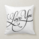 Search for love you to the moon and back cushions Black and white