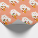 Search for woodland fox wrapping paper Green