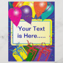 Search for birthday flyers Balloon