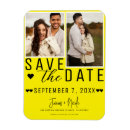 Search for yellow wedding save the dates Bold