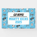 Search for soccer banners Blue