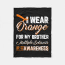Search for multiple sclerosis blankets Orange