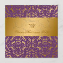 Search for royal purple sweet 16 invitations Tiara