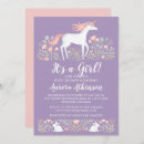 Search for unicorn baby shower invitations Cute