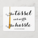 Search for tassel was worth the hassle invitations College
